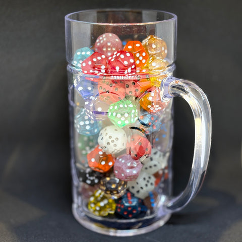 Mug of 75 DoubleSix Dice.