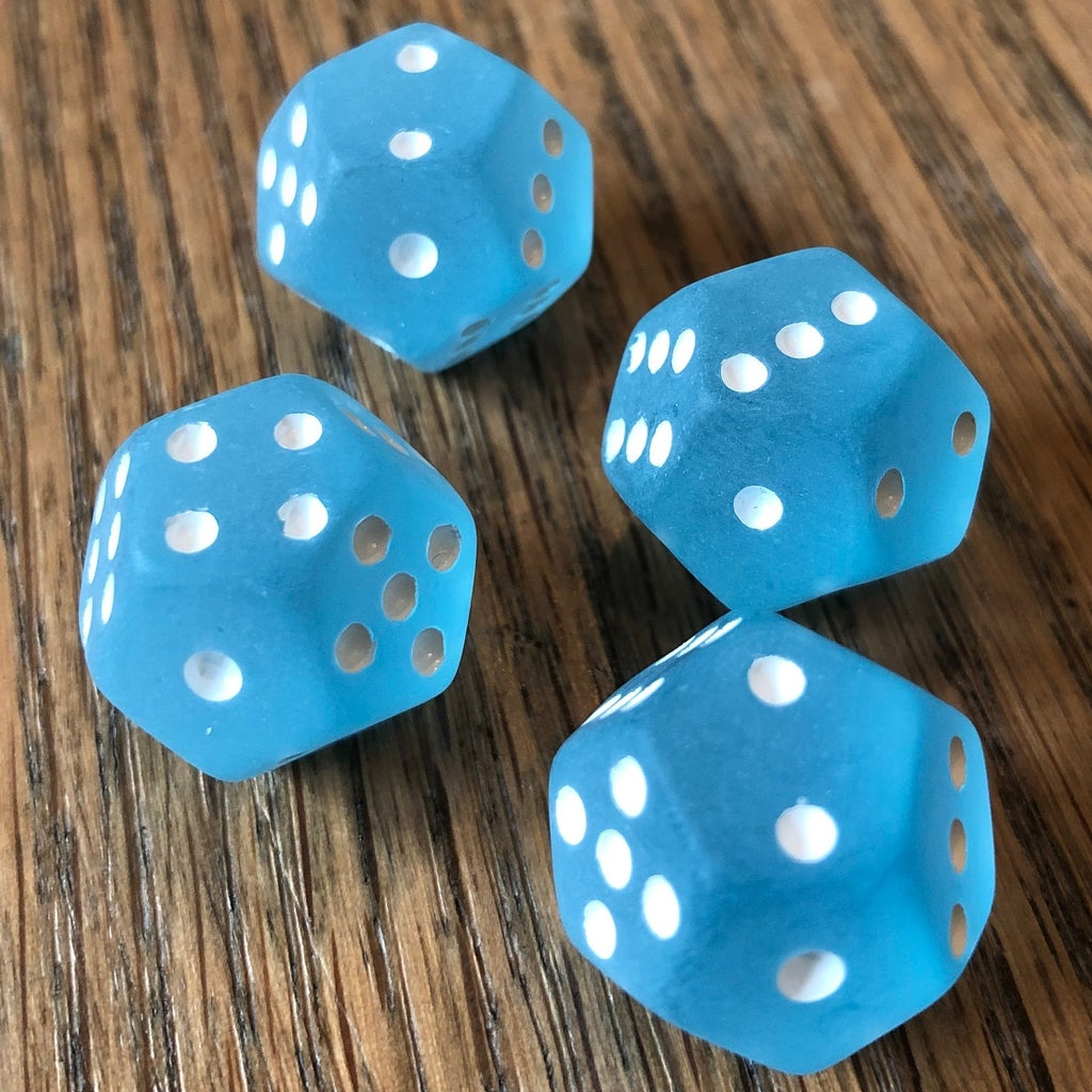 Frosted Light Blue with White Pips (4-pack; Limited Edition)