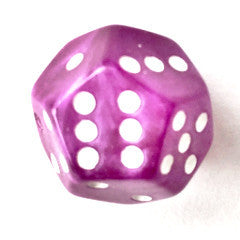 Marble Purple with White Pips
